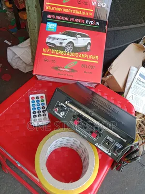 Hi Fi Amplifier With Dual Channel Speaker Spring Terminal,RCA Inputs