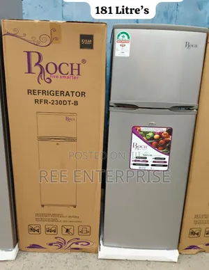 181 Litres Roch  Double Door Refrigerator""