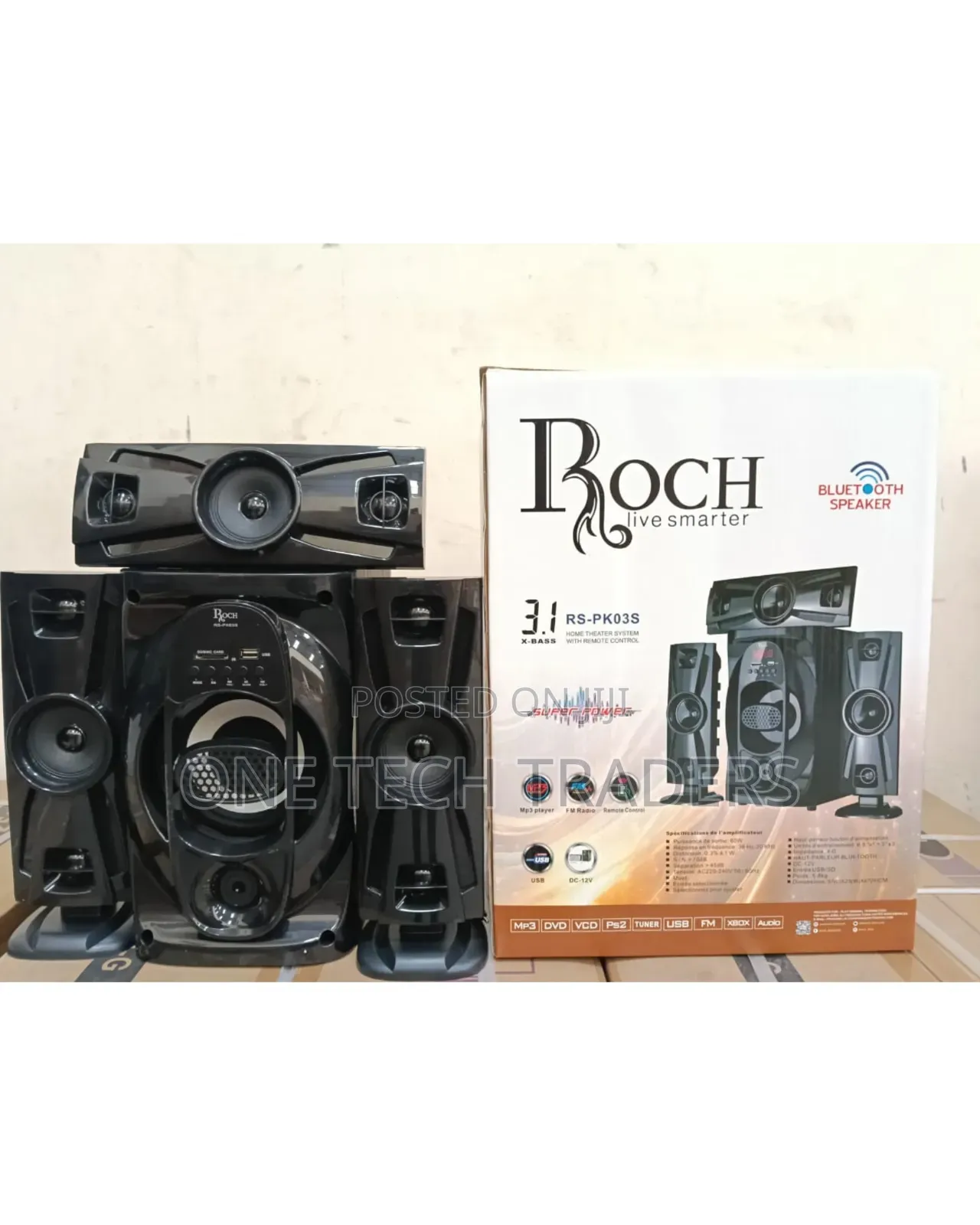 Roch 3.1ch Homethearte Multimedia Speaker System