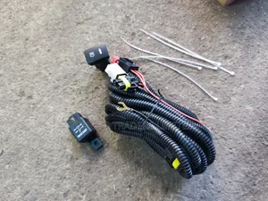 Car Fog Light & LED Bar Wiring Harness Kit (With Switch & Relay)