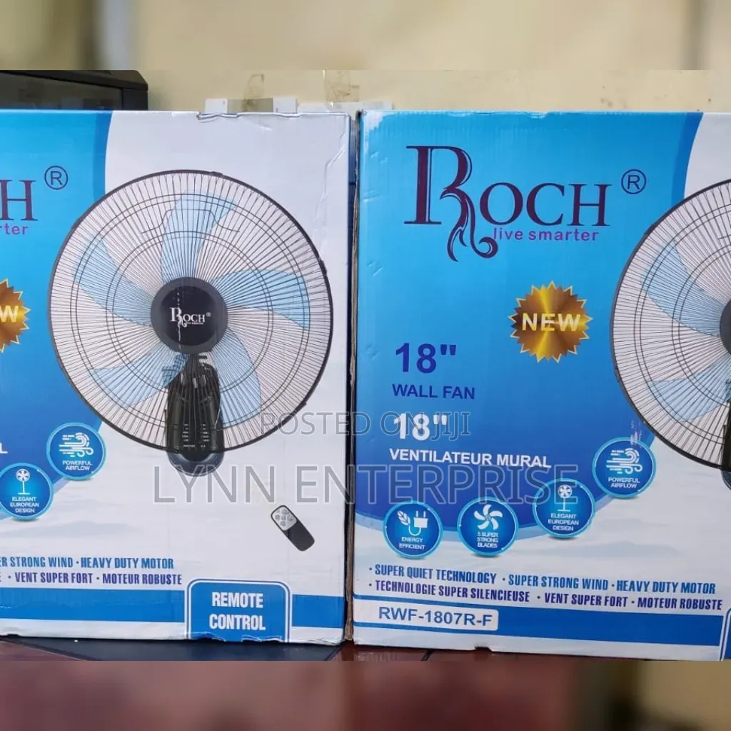 18 Inches Roch Wall Fan 18" With Remote ..