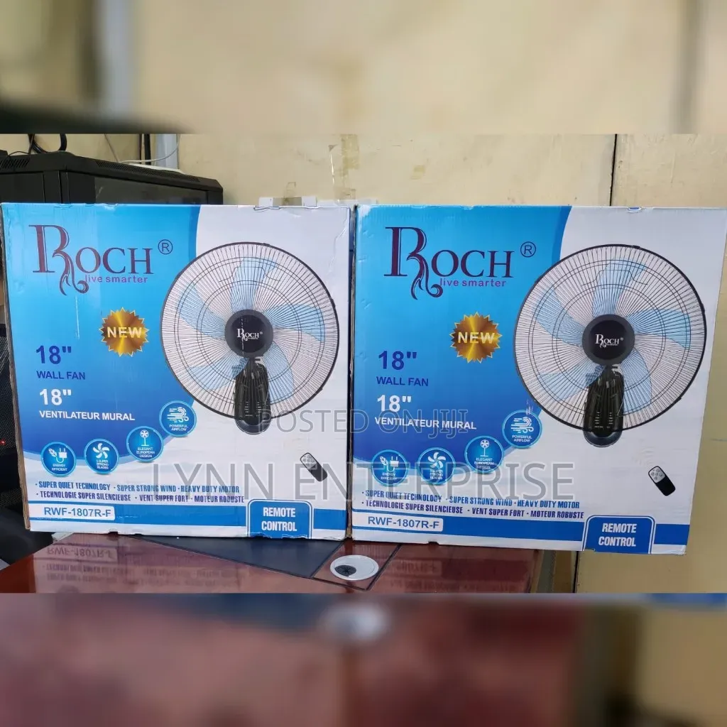18 Inches Roch Wall Fan 18" With Remote ..