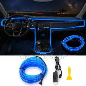 5mtr El Wire Cold Light Neon String Strip in Blue Shade