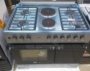 Cooker With Gas Compartment 4gas + 2 Electric Hot Plate Mika Cooker
