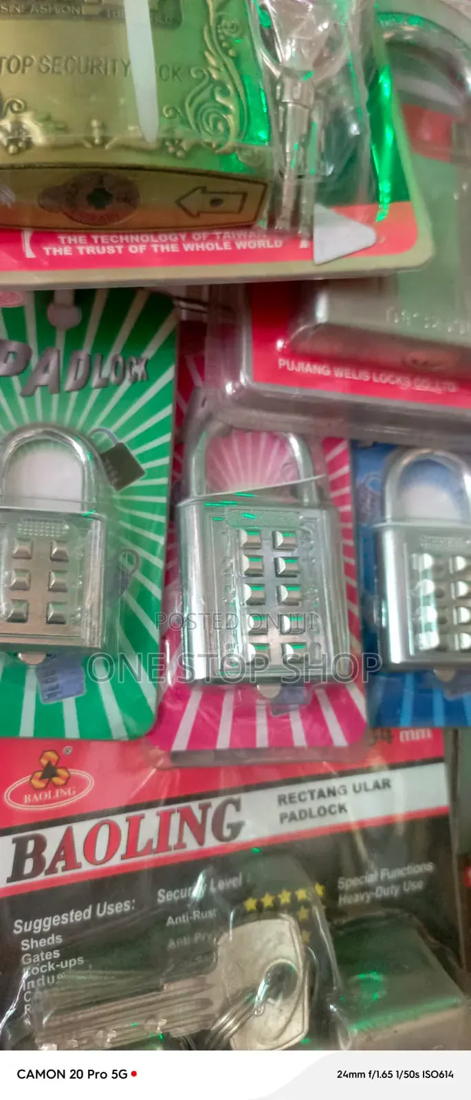 Combination Lock Digital Padlocks 2pcs