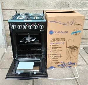 🔥🔥Glamstar Black 50×55 Standing 3+1 Cooker