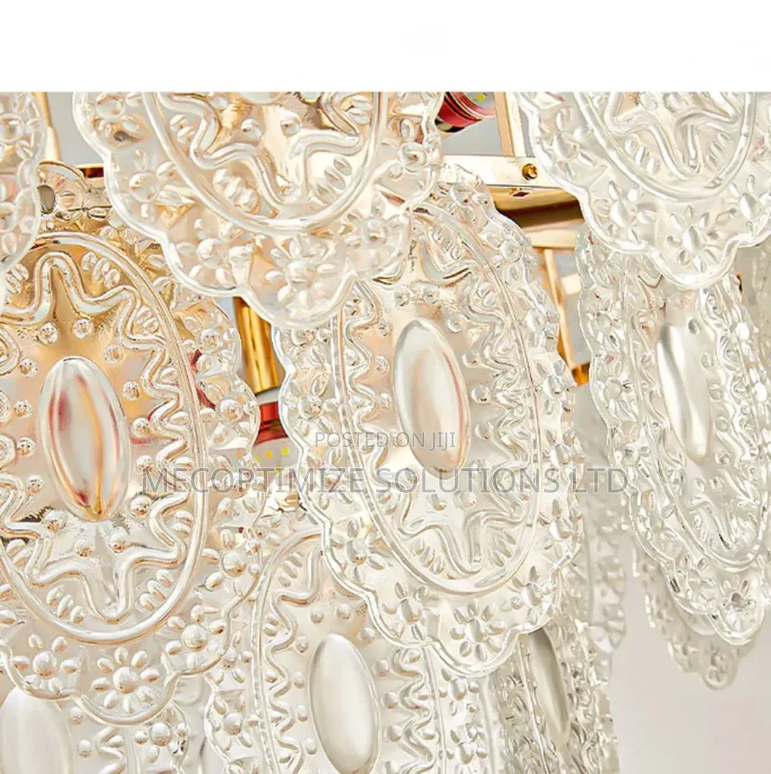 Modern Luxury Frosted Glass Chandelier