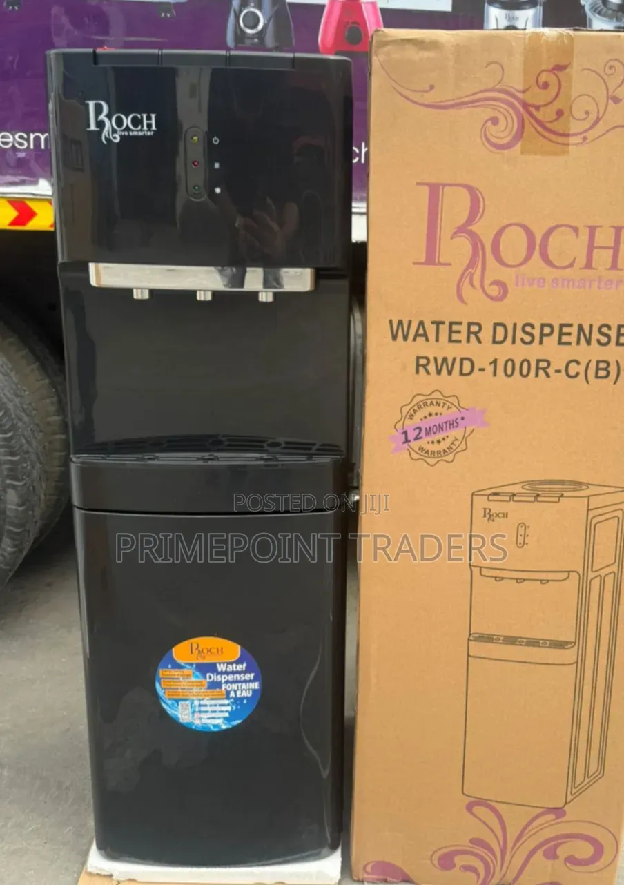 ROCH 3-Tap Water Dispenser With Compressor – Hot, Cold & Normal