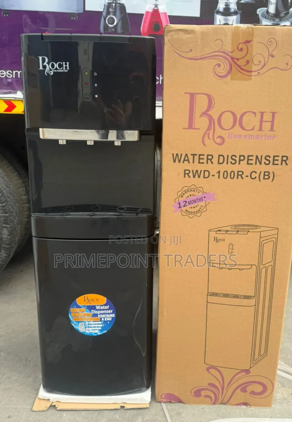 ROCH Compressor Water Dispenser – 3 Taps Hot, Cold & Normal Water