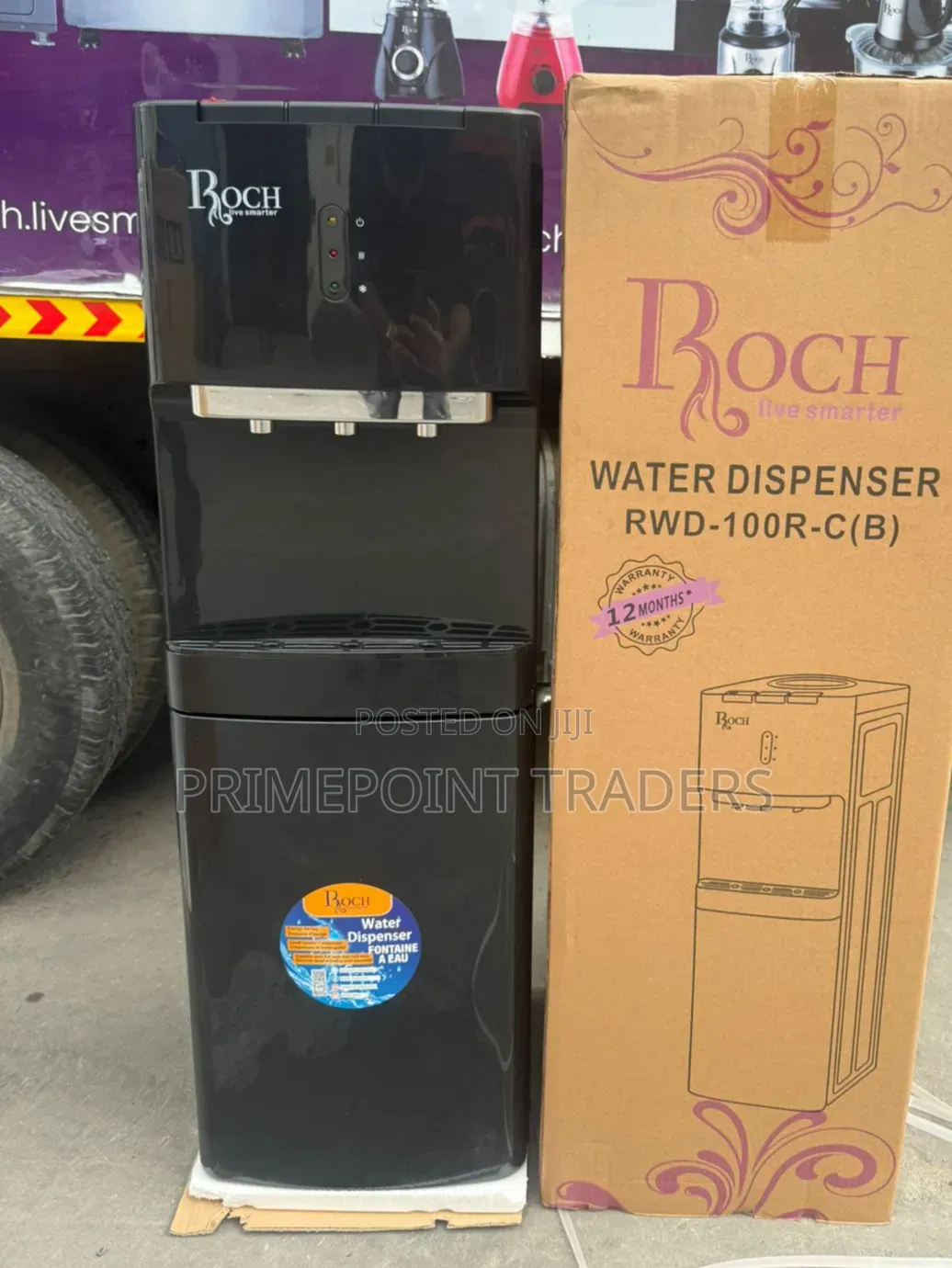 ROCH 3-Tap Hot & Cold Water Dispenser With Powerful Compressor