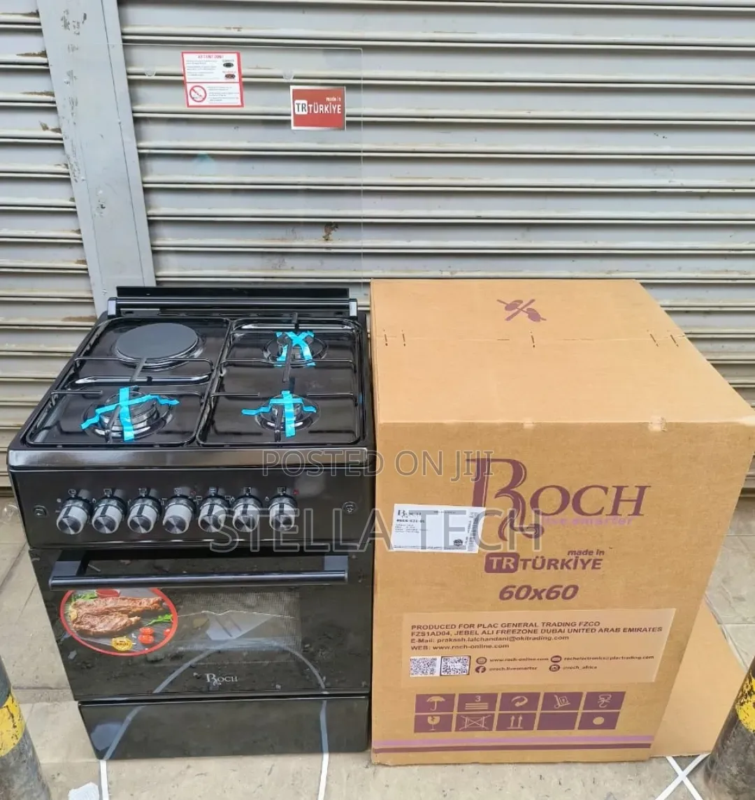 Turkey Roch Black 60×60 Standing 3+1 Cooker