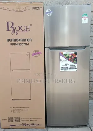 ROCH 348L Double Door No Frost Fridge – RFR-435-DT-I