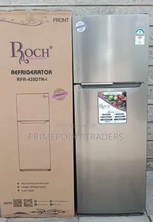 ROCH 348L Double Door No Frost Fridge – RFR-435-DT-I