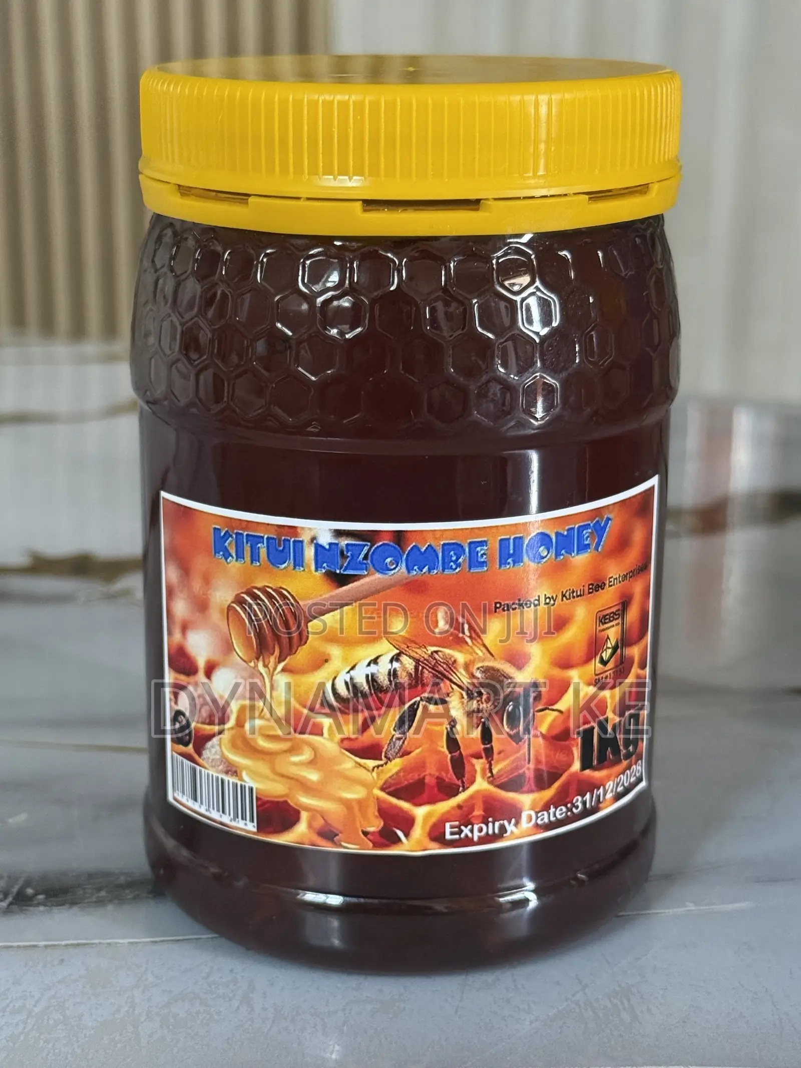 Kitui Nzombe Honey 1kg — Premium KEBS Certified Pure 100% Raw Organic