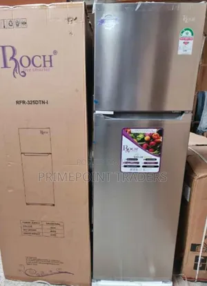 ROCH 255L Double Door No Frost Fridge – RFR-325-DT-I
