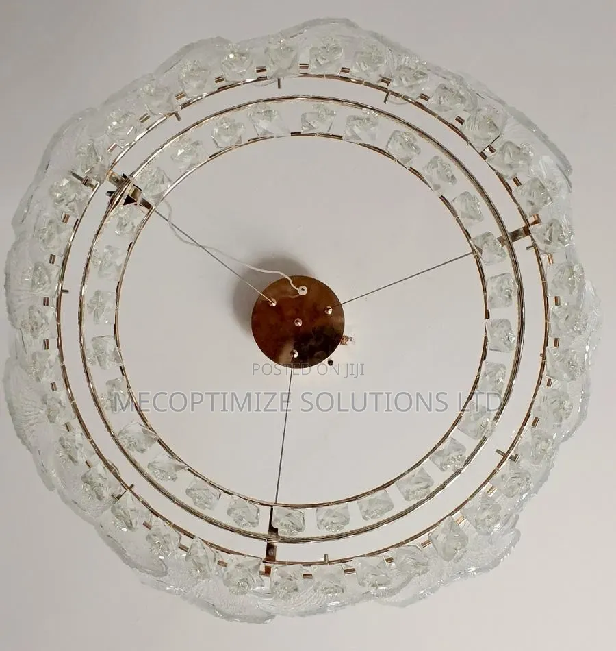 Modern Luxury Glass Flower Crystal Chandelier