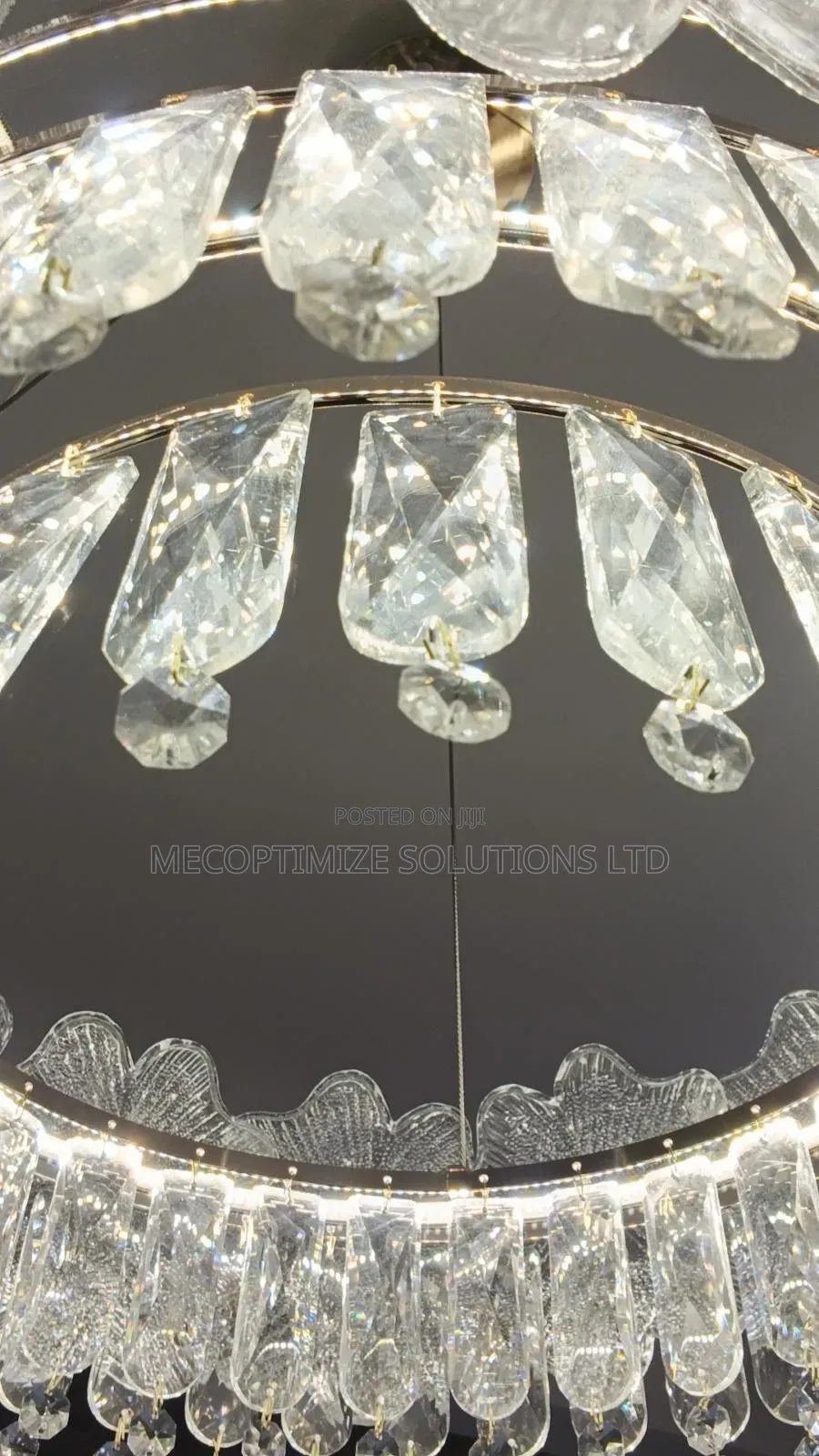 Modern Luxury Glass Flower Crystal Chandelier
