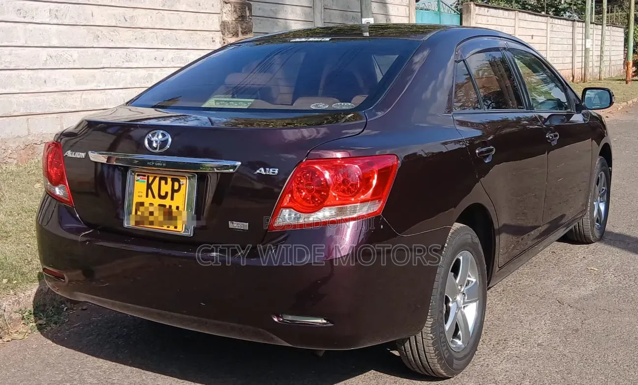 Toyota Allion 2011 Maroon