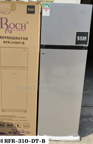 ROCH RFR-310DT-B 248L Double Door Refrigerator – Spacious & Stylish