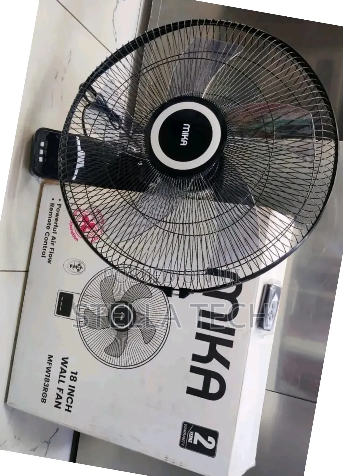 18 Inches Mika Wall Fan With Remote