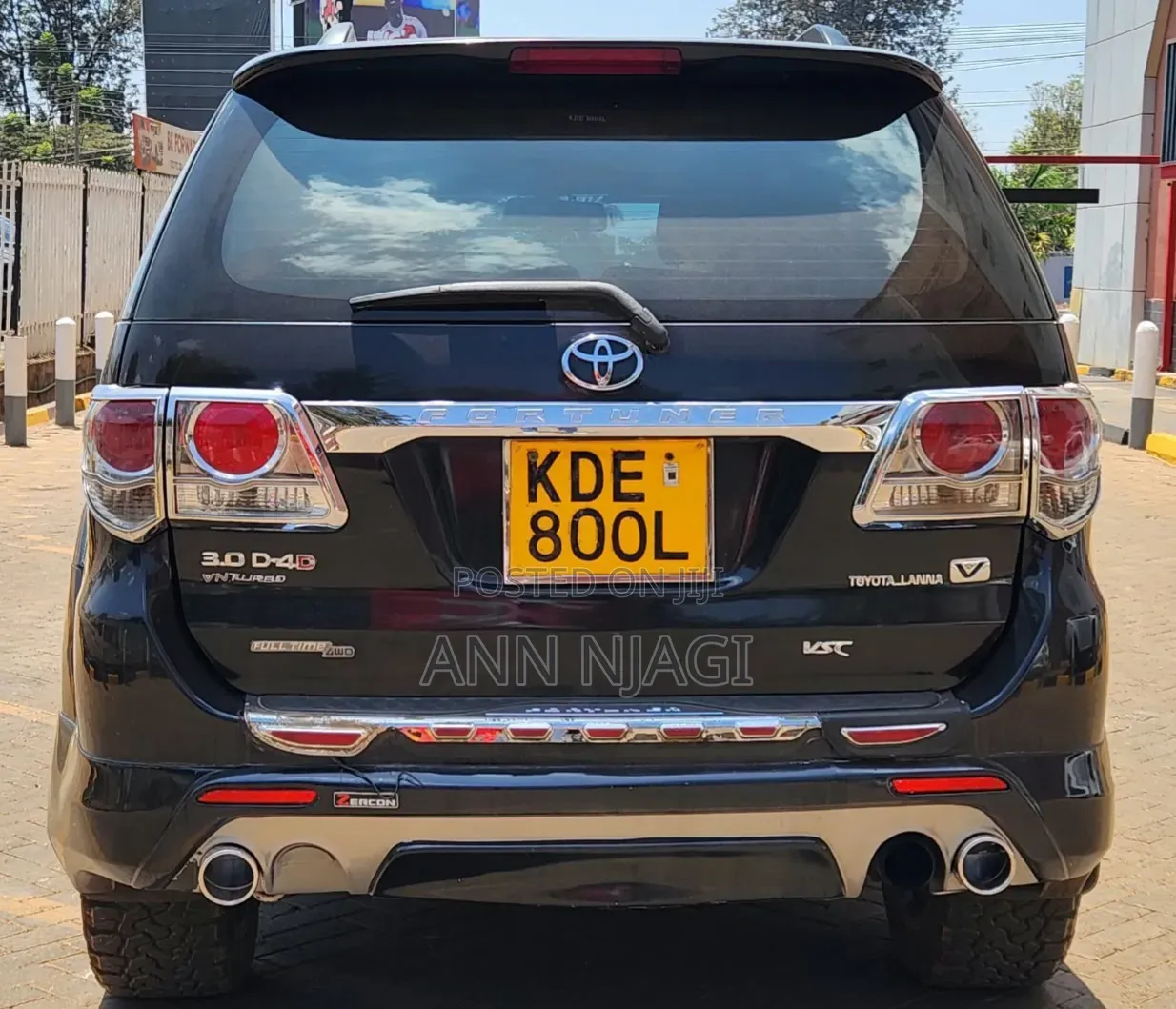 Toyota Fortuner 3.0 D AWD 2014 Black
