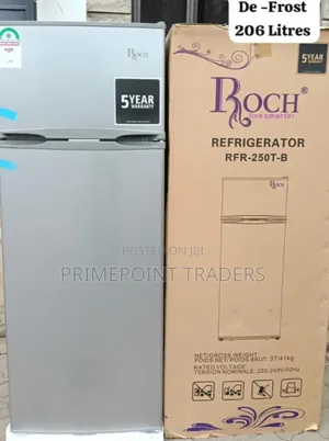 ROCH RFR-250-T-B 206L Double Door Refrigerator – Spacious & Stylish