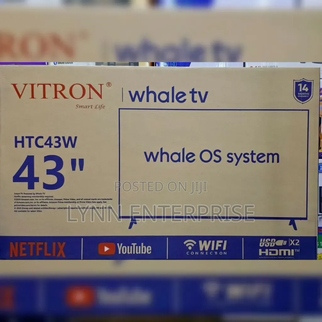 Vitron 43" Smart Whale TV 43 Inches...
