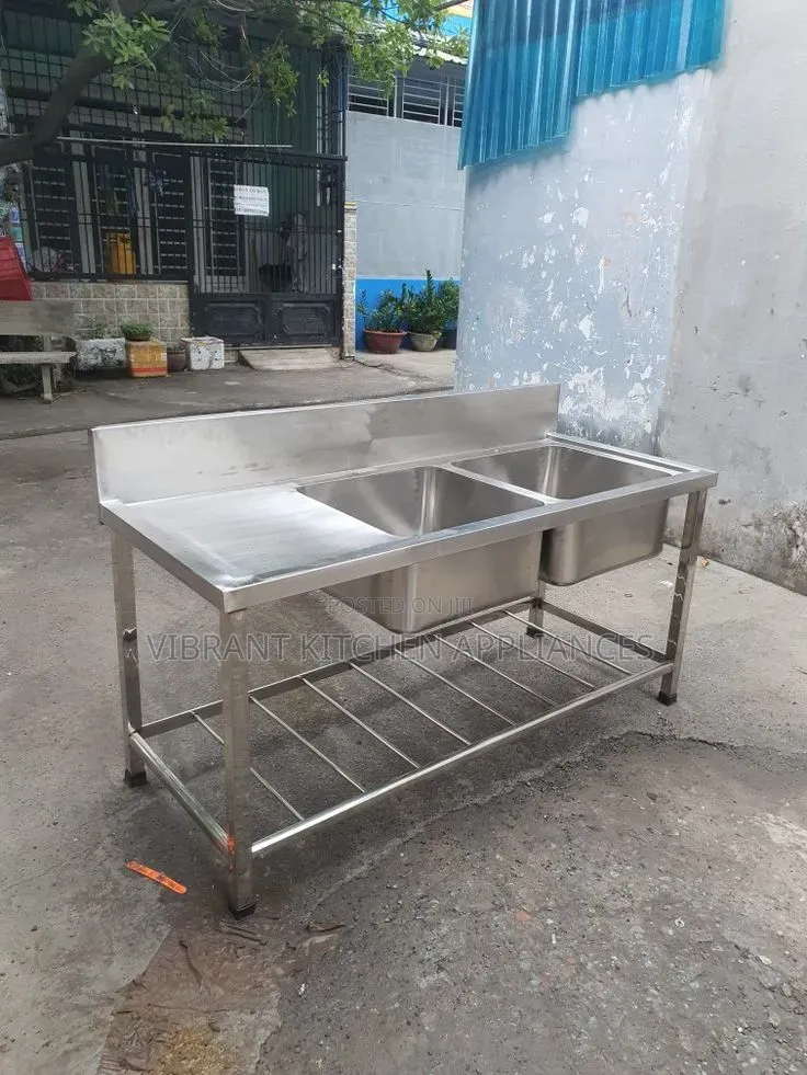 Commercial Double Bowl Sink
