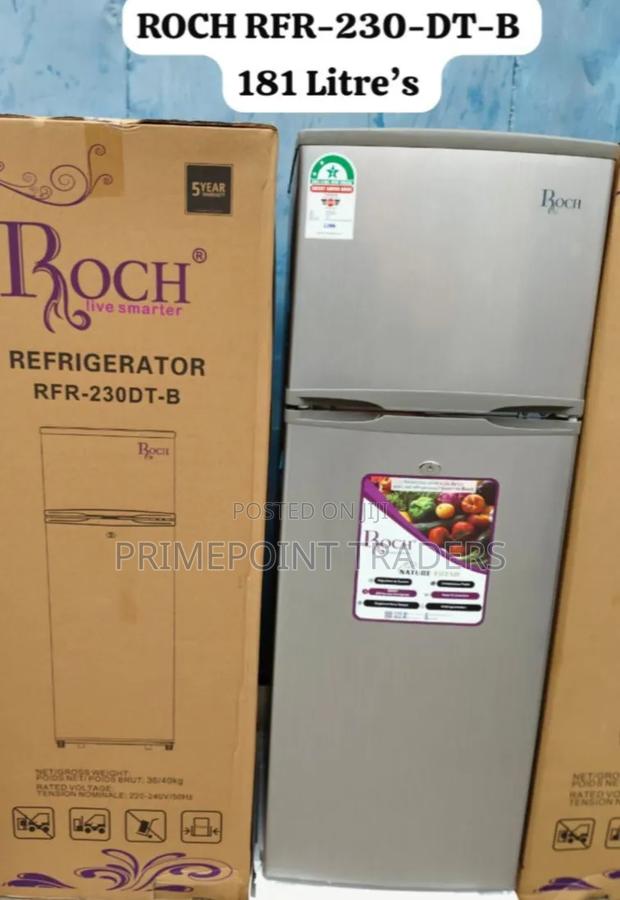 ROCH RFR-230-DT-B 181 Litres 2-Door Refrigerator Reliable & Convenient