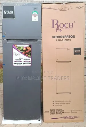 ROCH RFR-210-DT-I 168L Double Door Refrigerator – Spacious & Stylish