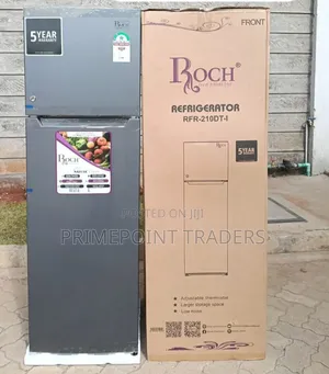 ROCH 168L Double Door Fridge – RFR-210-DT-I | Compact & Practical