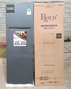 ROCH 168L Double Door Fridge – RFR-210-DT-I | Compact & Practical