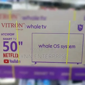 Vitron 50" QLED Smart Whale TV 
Model: HTC50QW
QLED 59 Inches