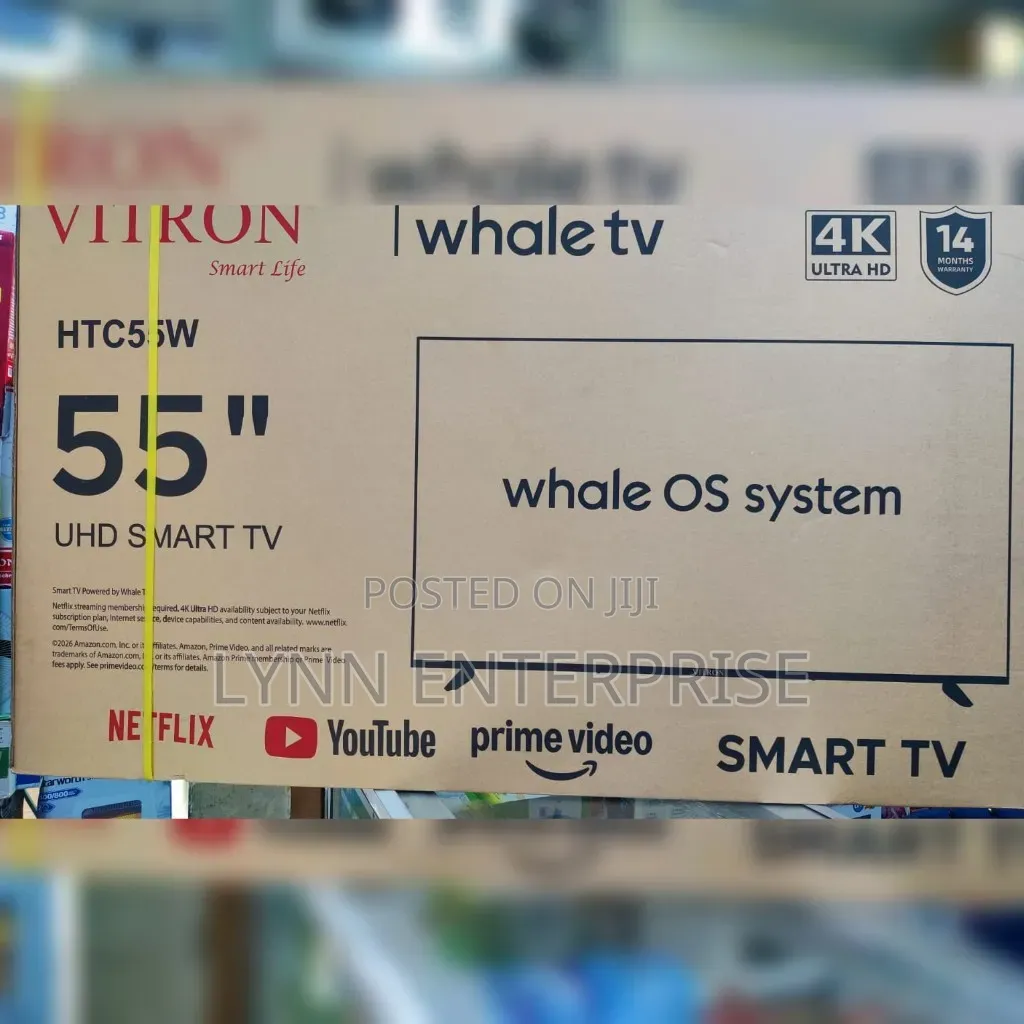 Vitron 55" Whale OS Smart UHD 4K TV 55 Inches TV