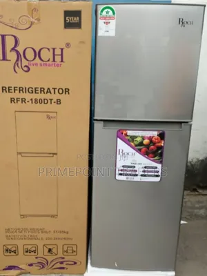 ROCH RFR-180-DT-B 134L Double Door Refrigerator – Compact & Spacious