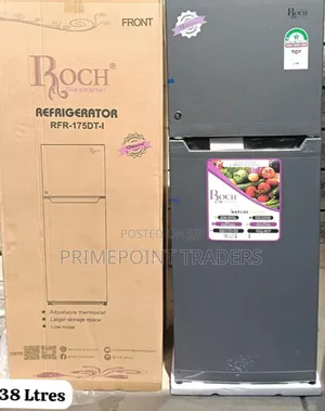 ROCH 138L Double Door Fridge – RFR-175-DT-I | Stylish & Practical