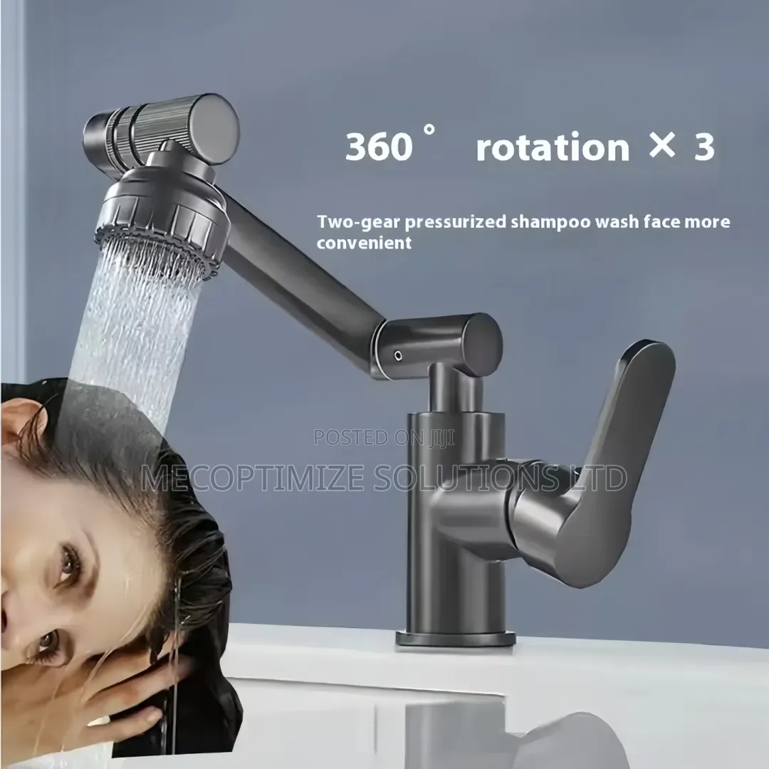 Gun Grey 1080° Rotatable Multifunctional Sprayer Modern Faucet