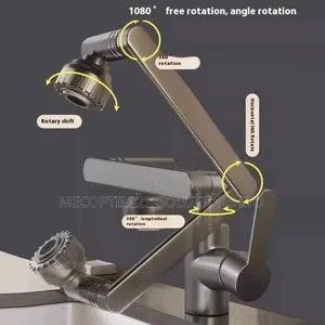 Gun Grey 1080° Rotatable Multifunctional Sprayer Modern Faucet