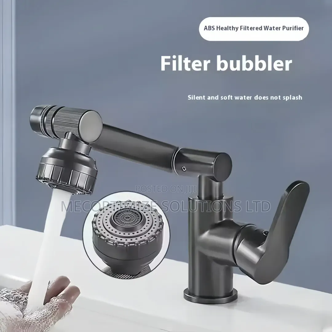 Gun Grey 1080° Rotatable Multifunctional Sprayer Modern Faucet