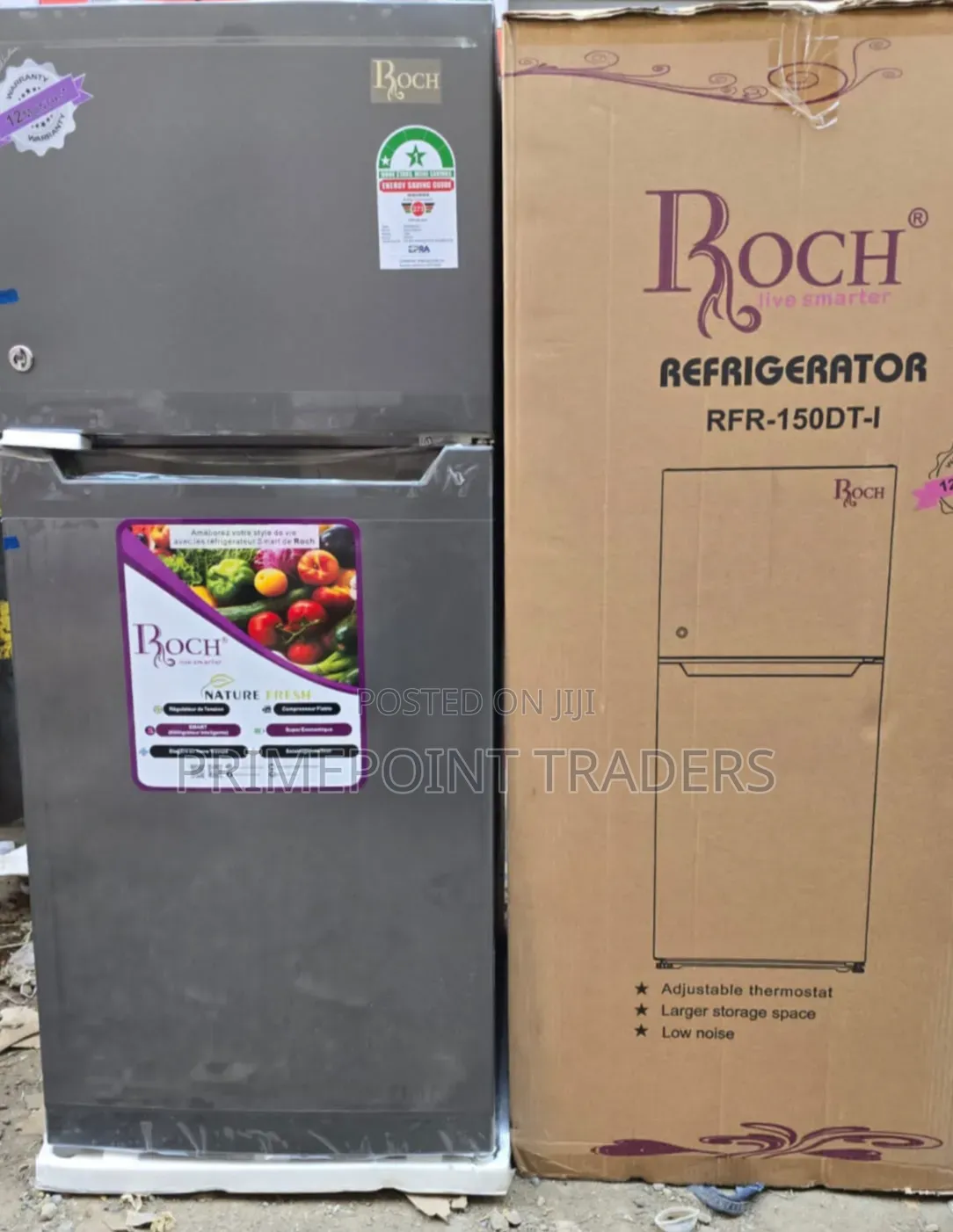 ROCH 150L DT Double Door Refrigerator – Spacious & Stylish
