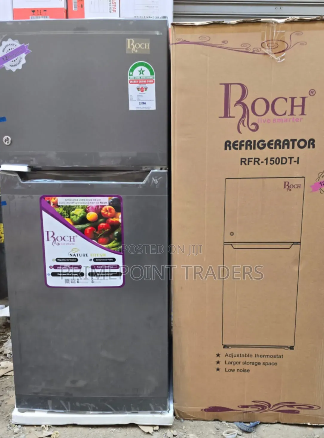 ROCH 150DT Double Door Fridge – Compact, Practical & Reliable