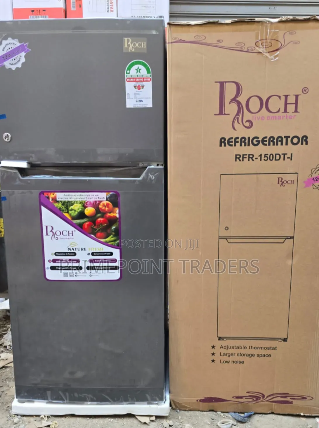 ROCH 150DT Double Door Fridge – Compact, Practical & Reliable