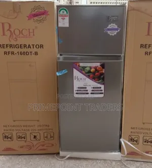 ROCH RFR-160DT-B 128L Double Door Refrigerator – Compact & Spacious