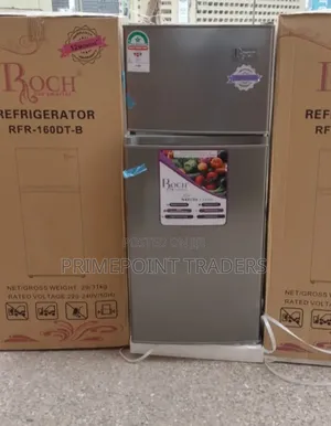 ROCH 128L Double Door Fridge – RFR-160DT-B | Stylish & Practical