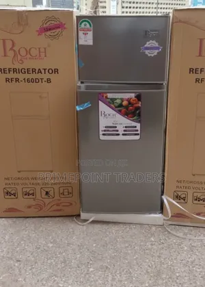ROCH 128L Double Door Fridge – RFR-160DT-B | Stylish & Practical