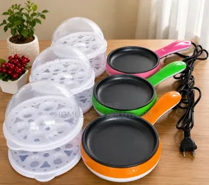 Electric 2in1 ,14pc Egg Boiler Steamer and Fry Grill Plate