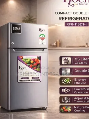 ROCH RFR-115-DT-I 90L Double Door Refrigerator – Compact & Practical