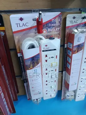 TLAC Switched Heavy Duty Extension Cable 4Way + 2 USB Surge Guard & Sp
