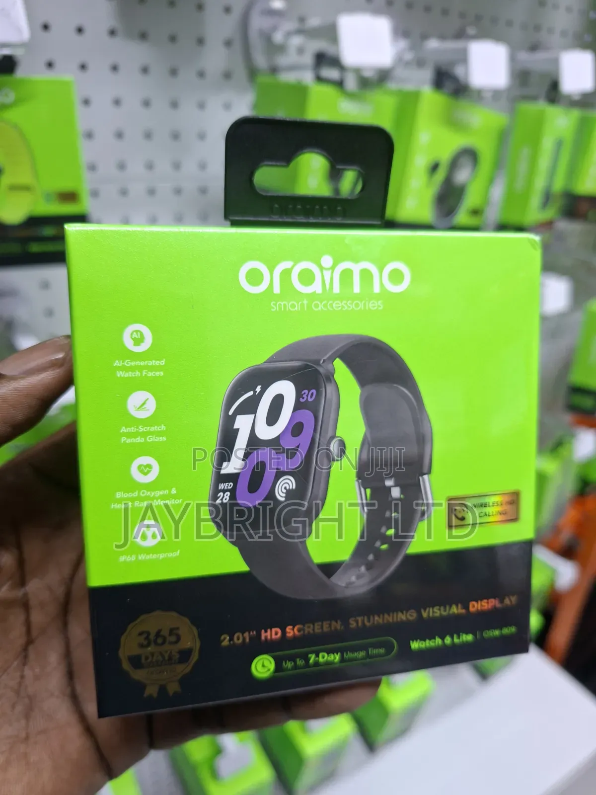 Oraimo Watch 6 Lite 2.01'' Smart Watch With Cool UI Interface