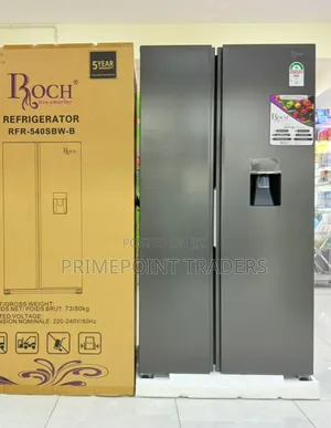 ROCH RFR-540SBW-B 439 Litres Side-by-Side Fridge – Spacious & Stylish